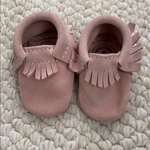 Freshly Picked Baby Suede Crib Moccasins
